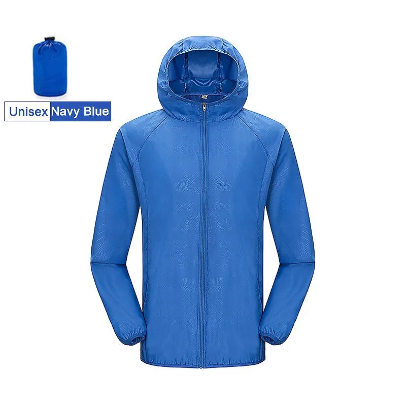 Unisex Waterproof Hiking Jacket – Quick-Dry Outdoor Windbreaker